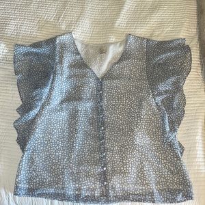 A New Day light blue blouse